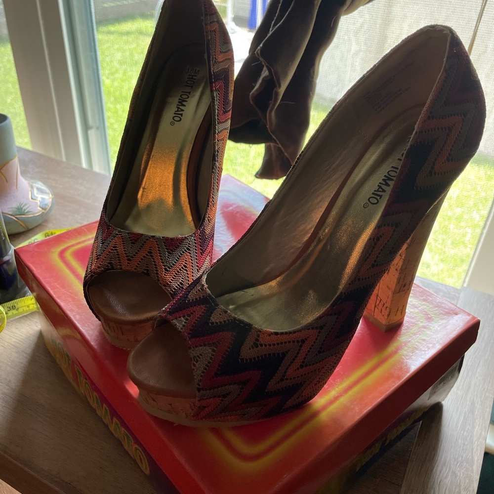 Hot Tomato Heels